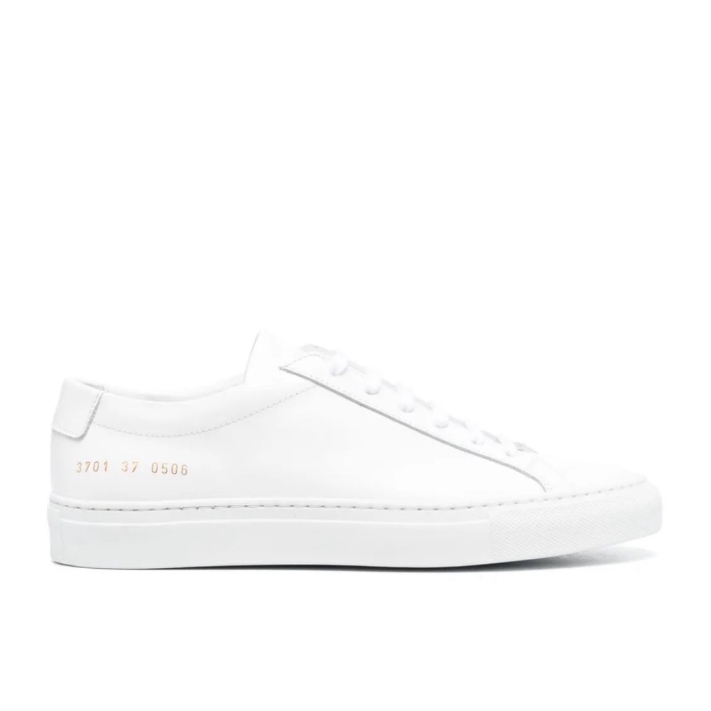 Common Projects White Leather Women's Sneakers - Achilles Low 3701-0506